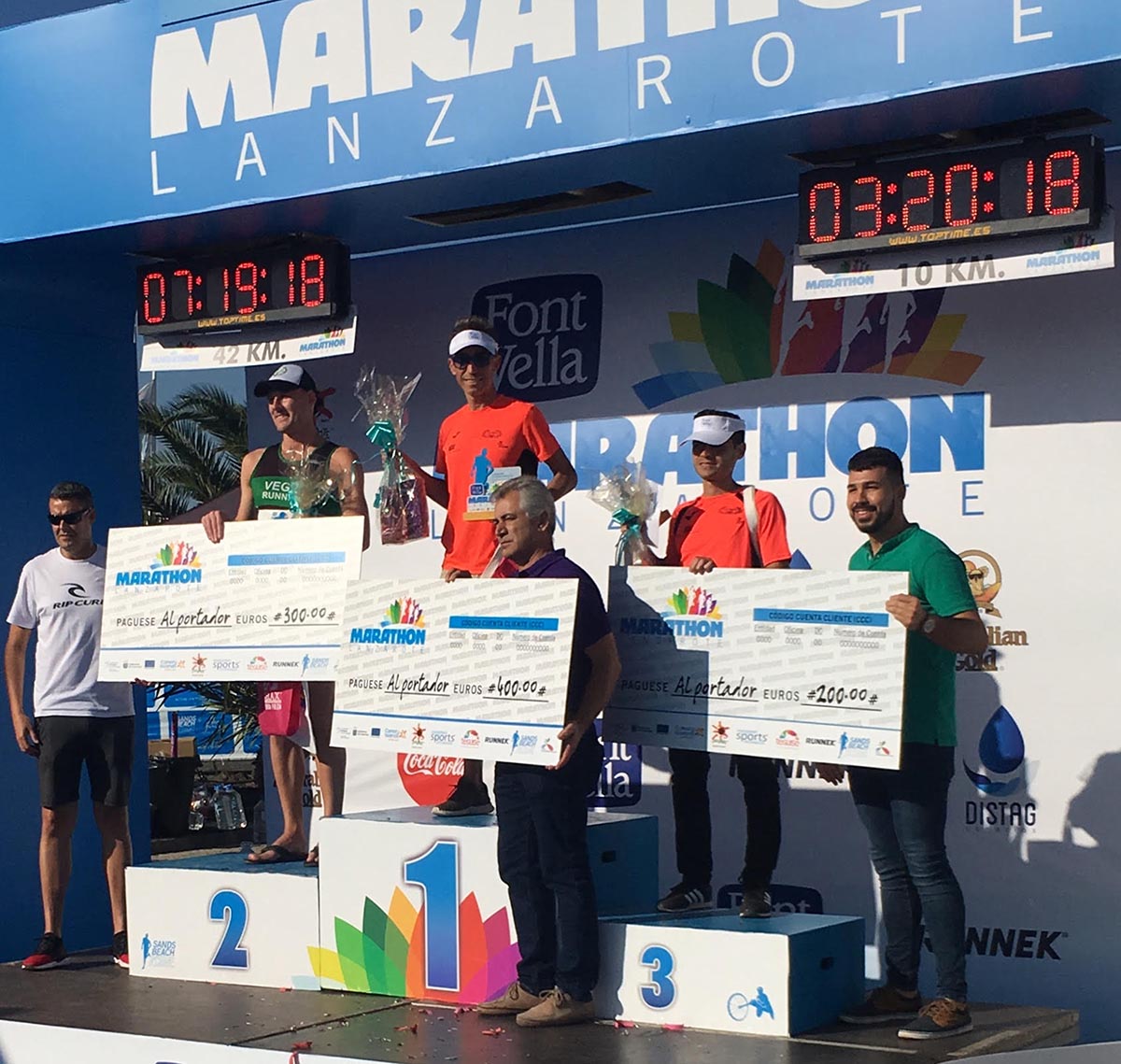 El Club Albacete Diputación casi copó el podio en el Medio Maratón de Lanzarote