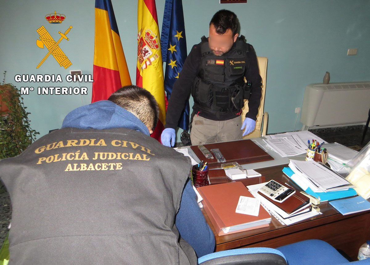 Imagen de la operación Merín de la Guardia Civil.