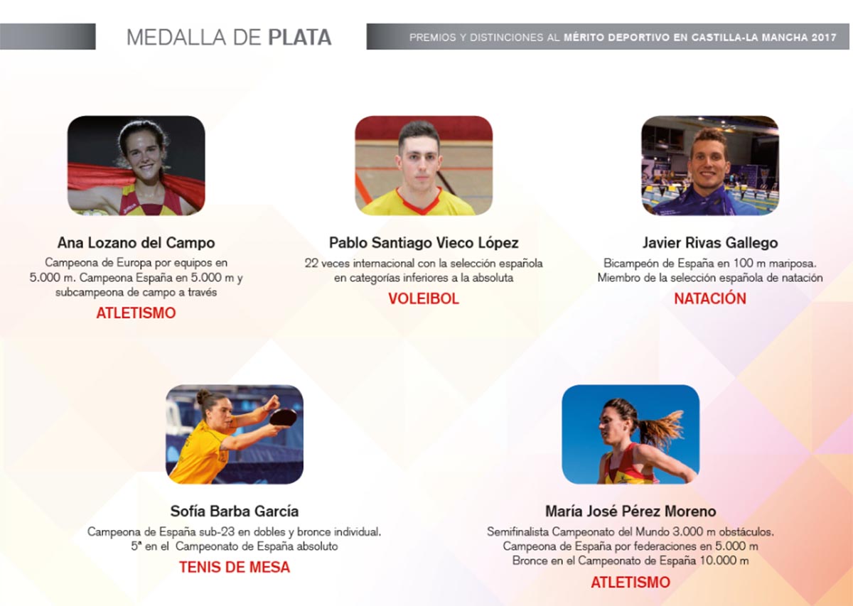 Premios y Distinciones al Mérito Deportivo: las medallas de plata