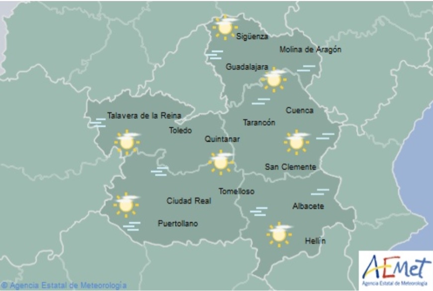 Previsiones de Aemet para hoy, sábado 8.