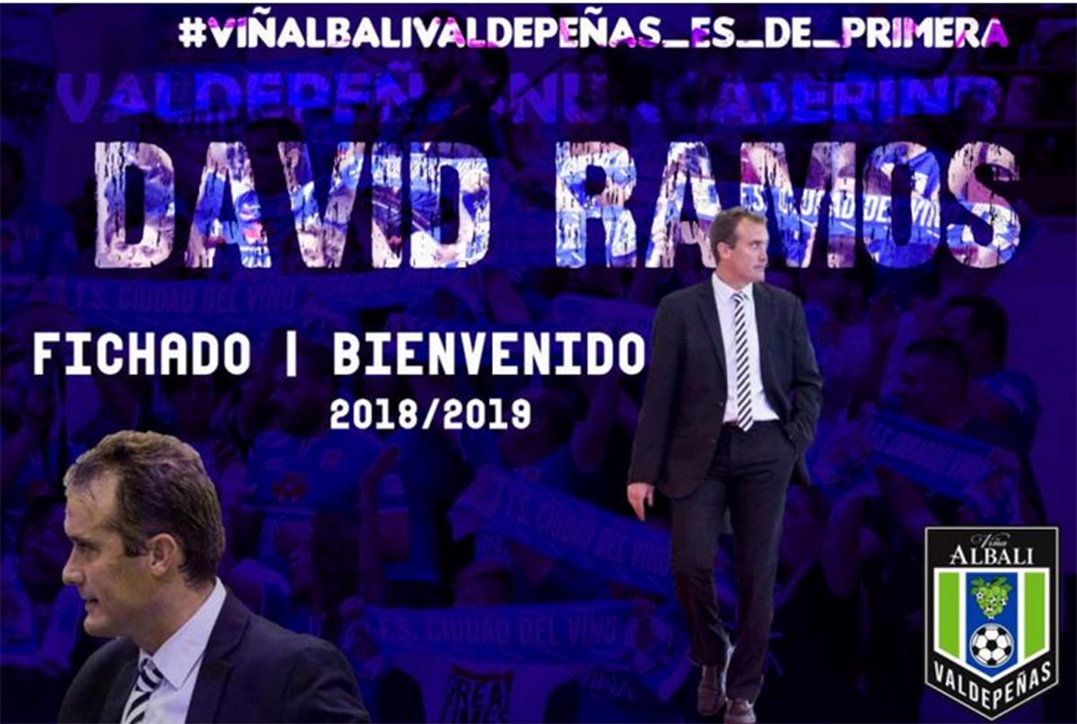 David Ramos es el nuevo entrenador del Viña Albali Valdepeñas
