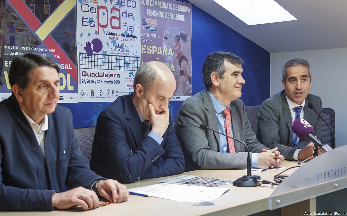 Presentación de la Copa de España de voleibol