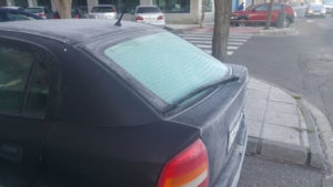 Heladas intensas durante los últimos días en Toledo. molina