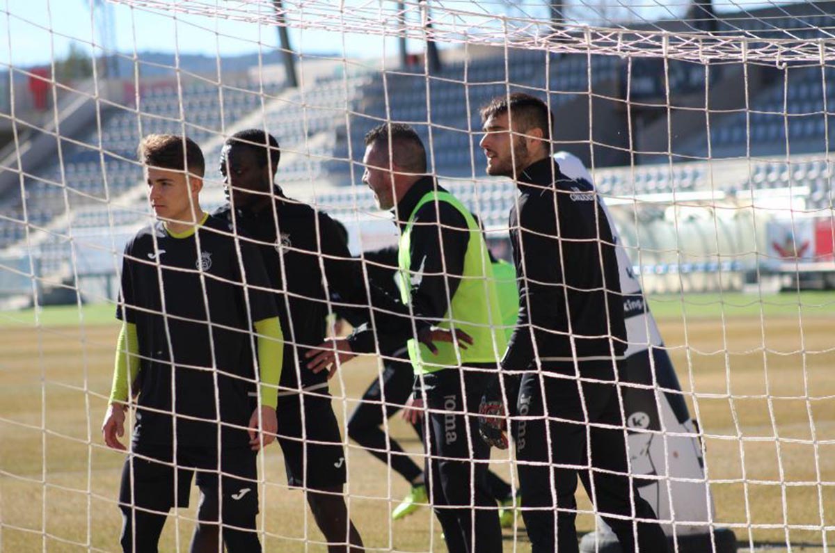 Foto de un entrenamiento de la UB Conquense