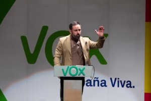 El presidente de Vox, Santiago Abascal.