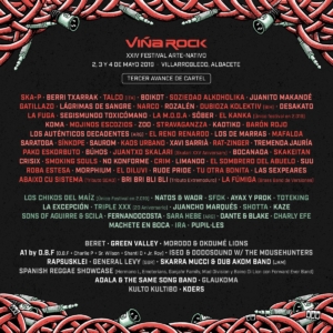 Cartel completo del Viña Rock 2019.