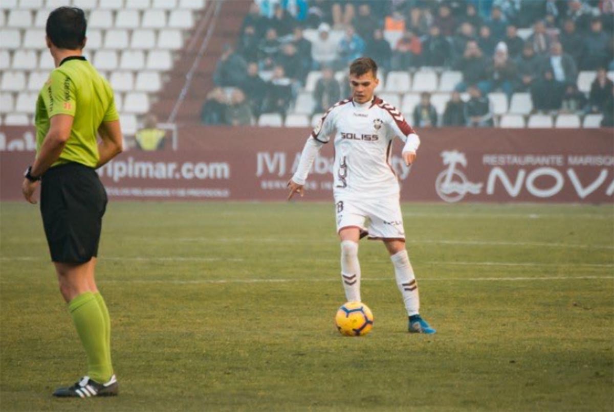 Aleix Febas, jugador del Albacete