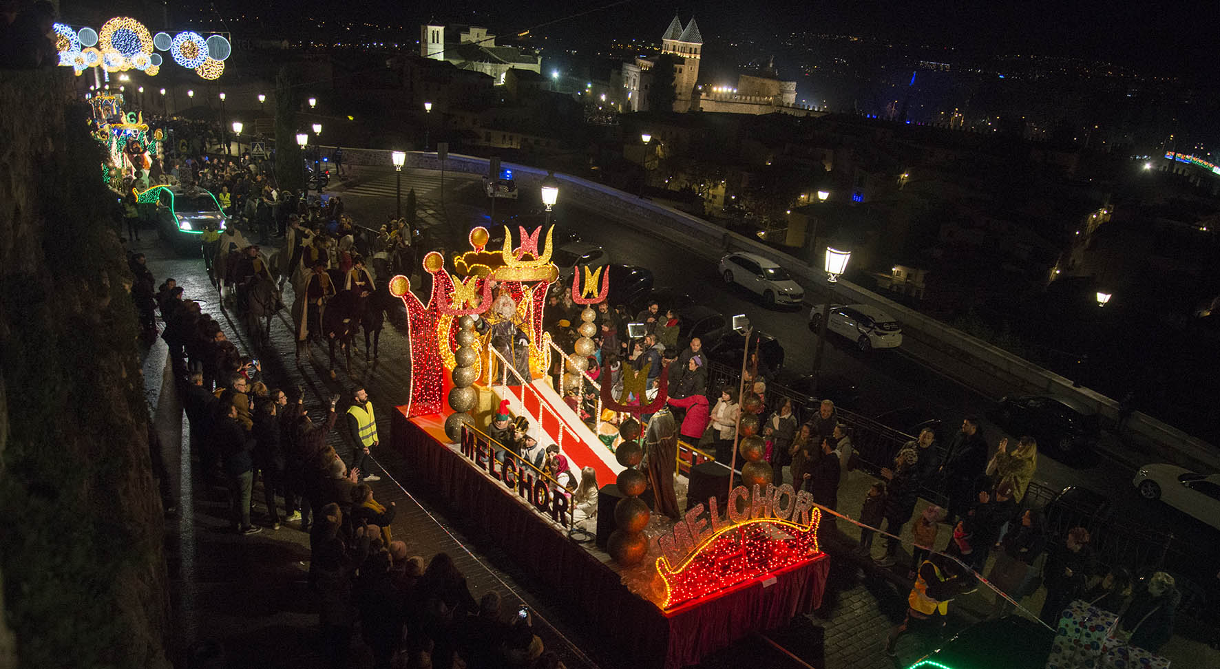 Los Reyes Magos, la auténtica magia de la Navidad para los más pequeños. Imagen de la Cabalgata de Toledo. Foto: Rebeca Arango.