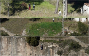 Tres de las imágenes publicadas por la Asociación de Municipios Ribereños de Entrepeñas y Buendía.