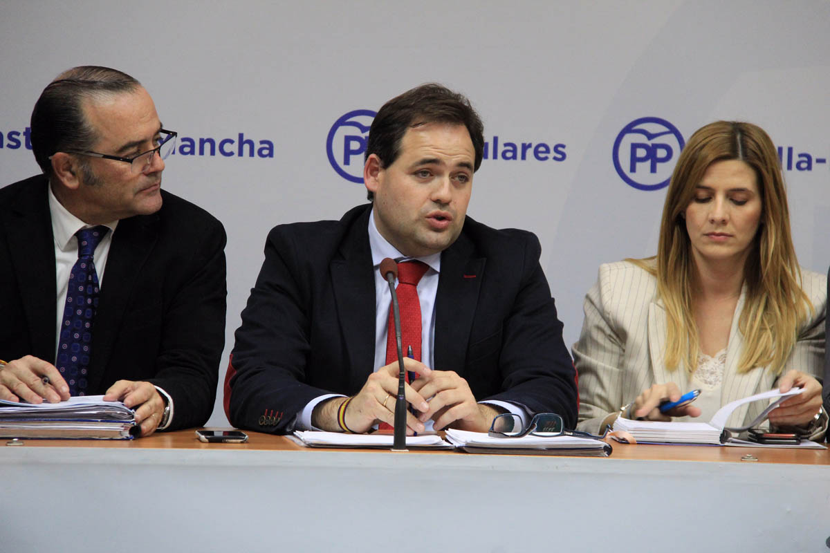 Paco Núñez en el Comité de Dirección del PP de Toledo.