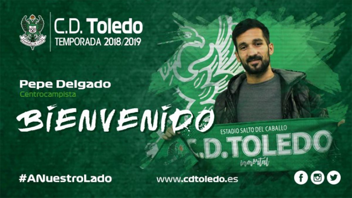 Pepe Delgado, nuevo futbolista del Toledo