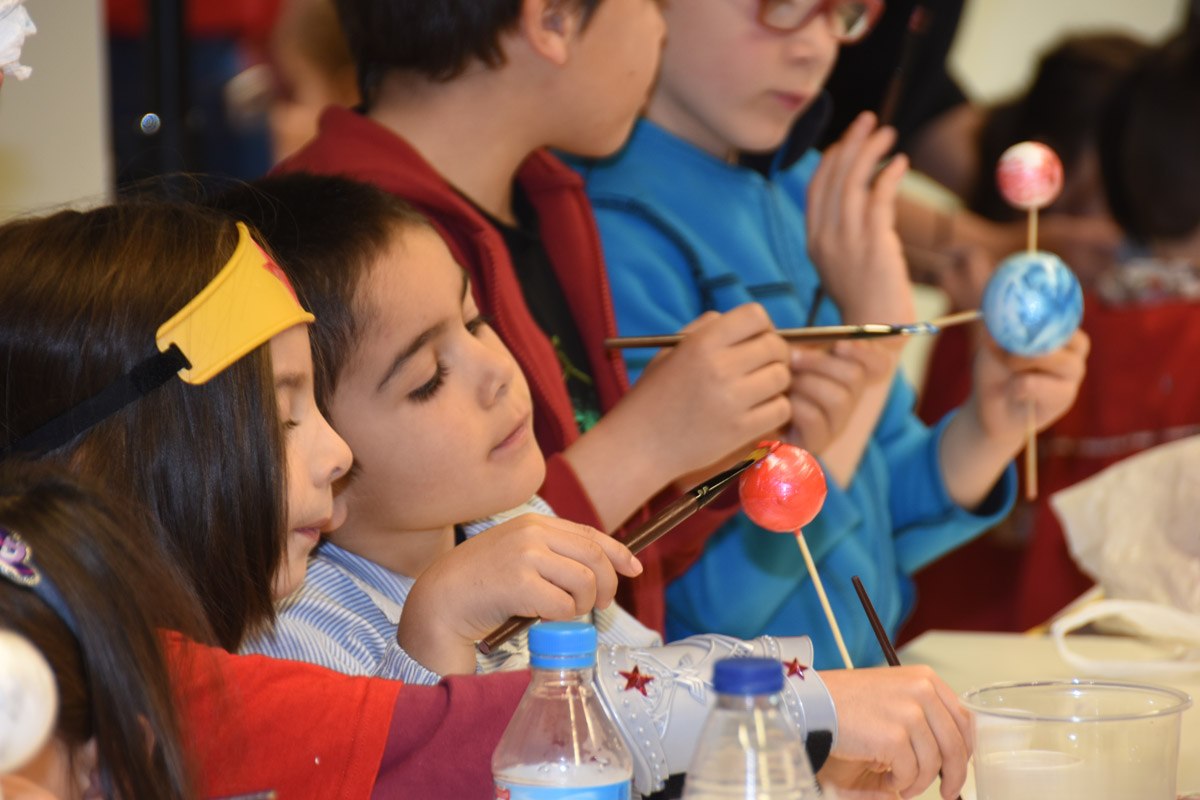 Taller infantil organizado en Toledo en febrero de 2018.