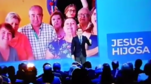 Teodoro García Egea ha puesto como ejemplo a seguir al alcalde de Villaseca, Jesús Hijosa