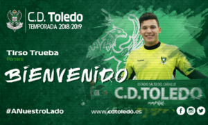 Tirso Trueba, de 22 años, un portero mexicano para el CD Toledo