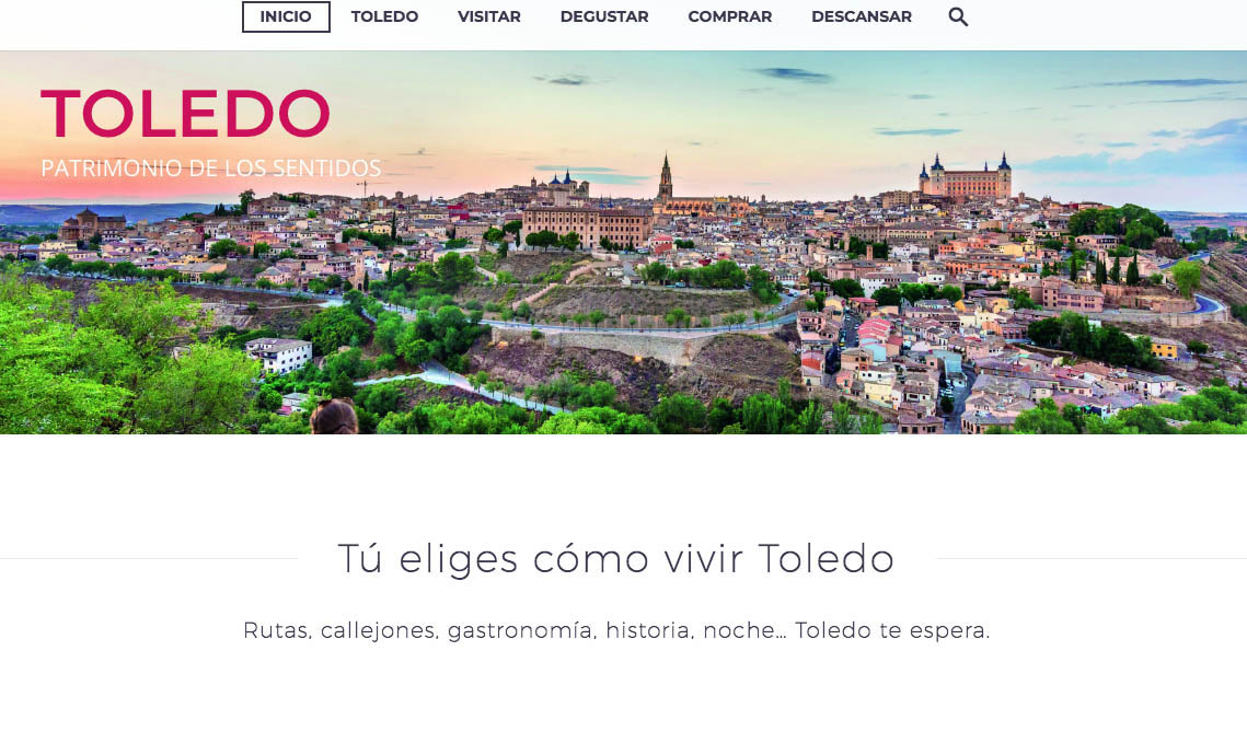 Web de turismo del Ayuntamiento de Toledo.