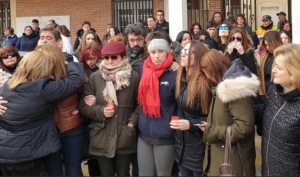 azuqueca Una de las concentraciones por la joven hallada muerta en Meco