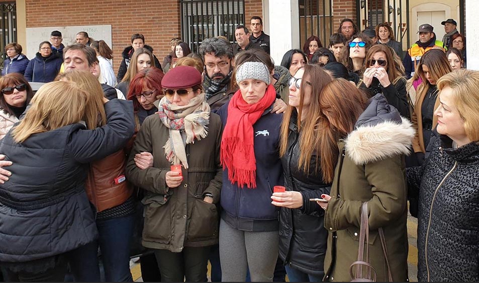 azuqueca Una de las concentraciones por la joven hallada muerta en Meco