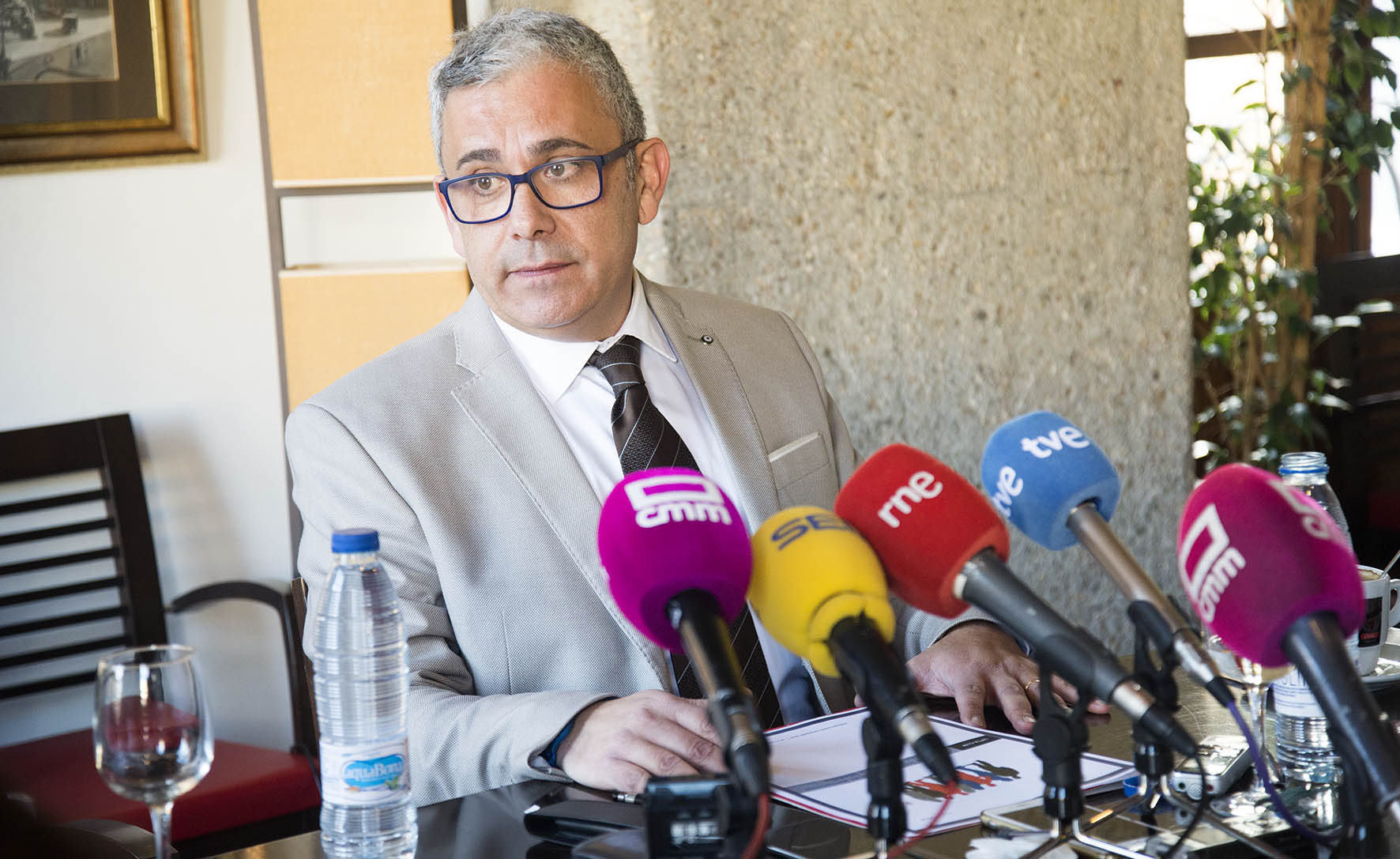 El secretario general de UPTA CLM, César García.