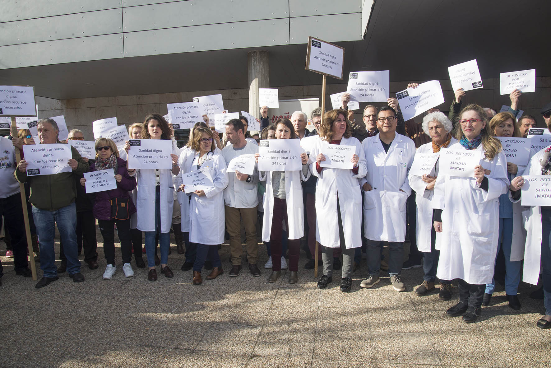 Los médicos, concentrados en Toledo