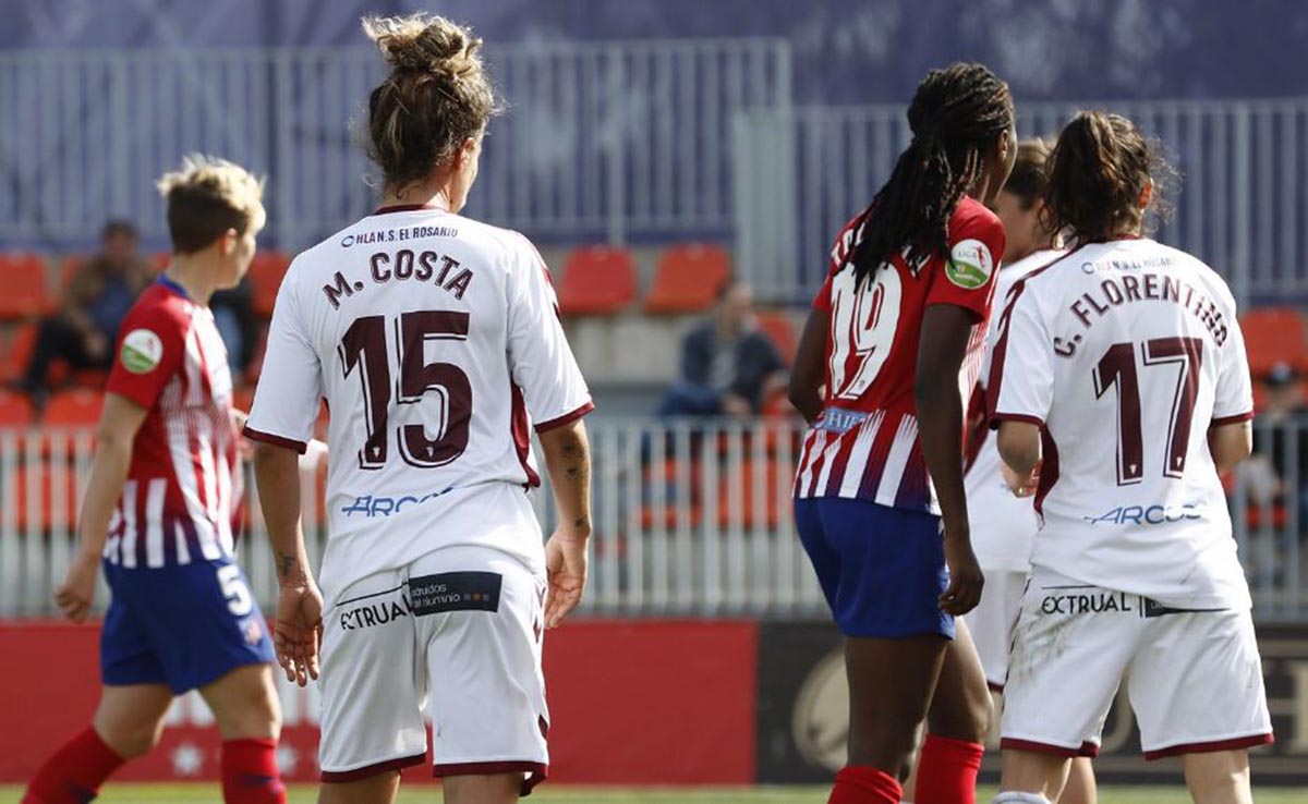 El Fundación Albacete Femenino, impotentes contra el Atlético