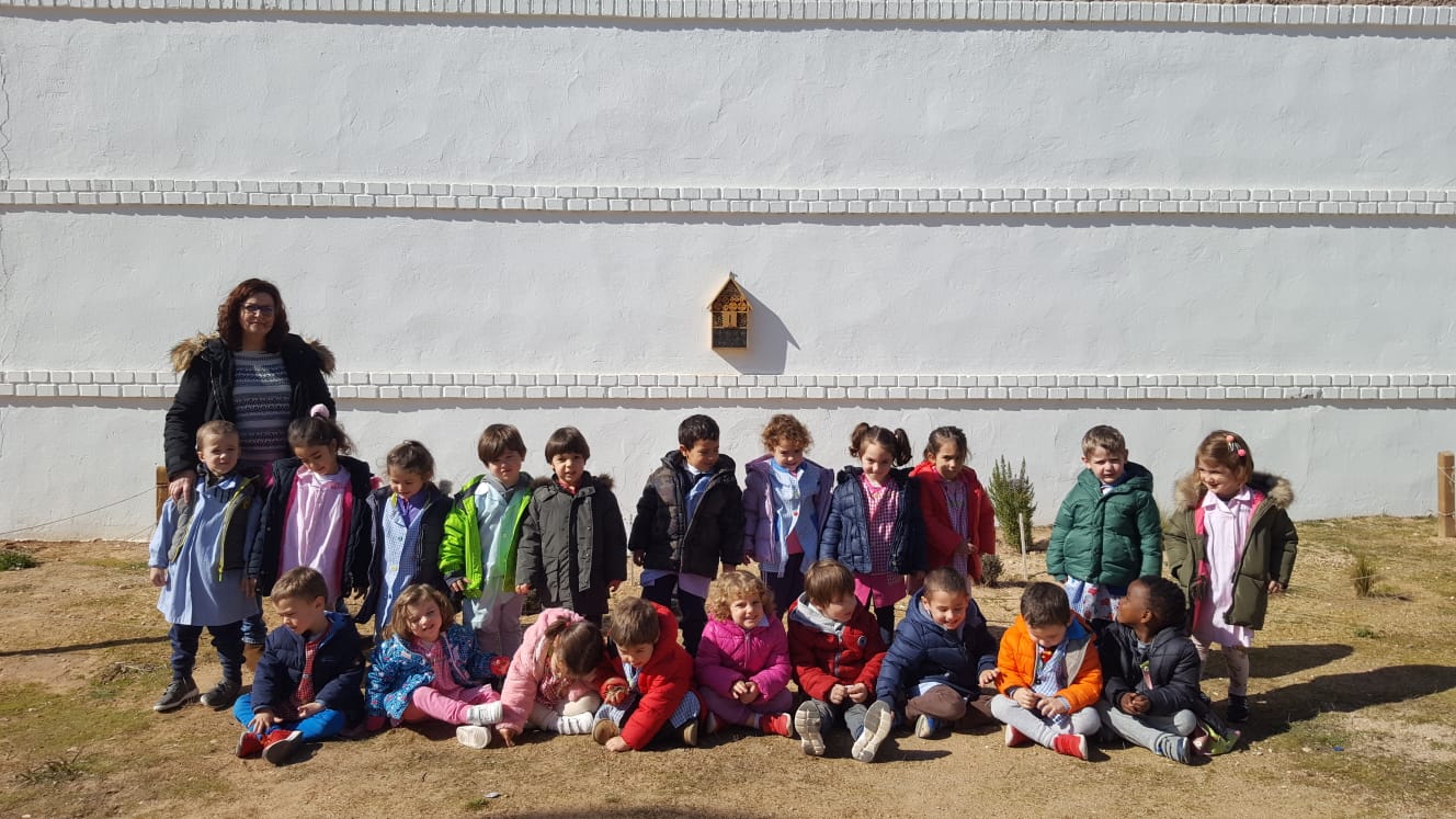 Los niños del colegio público Pablo Picasso de Alcázar.