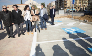 Tolón en la inauguración de la primera fase del parking de Santa Teresa
