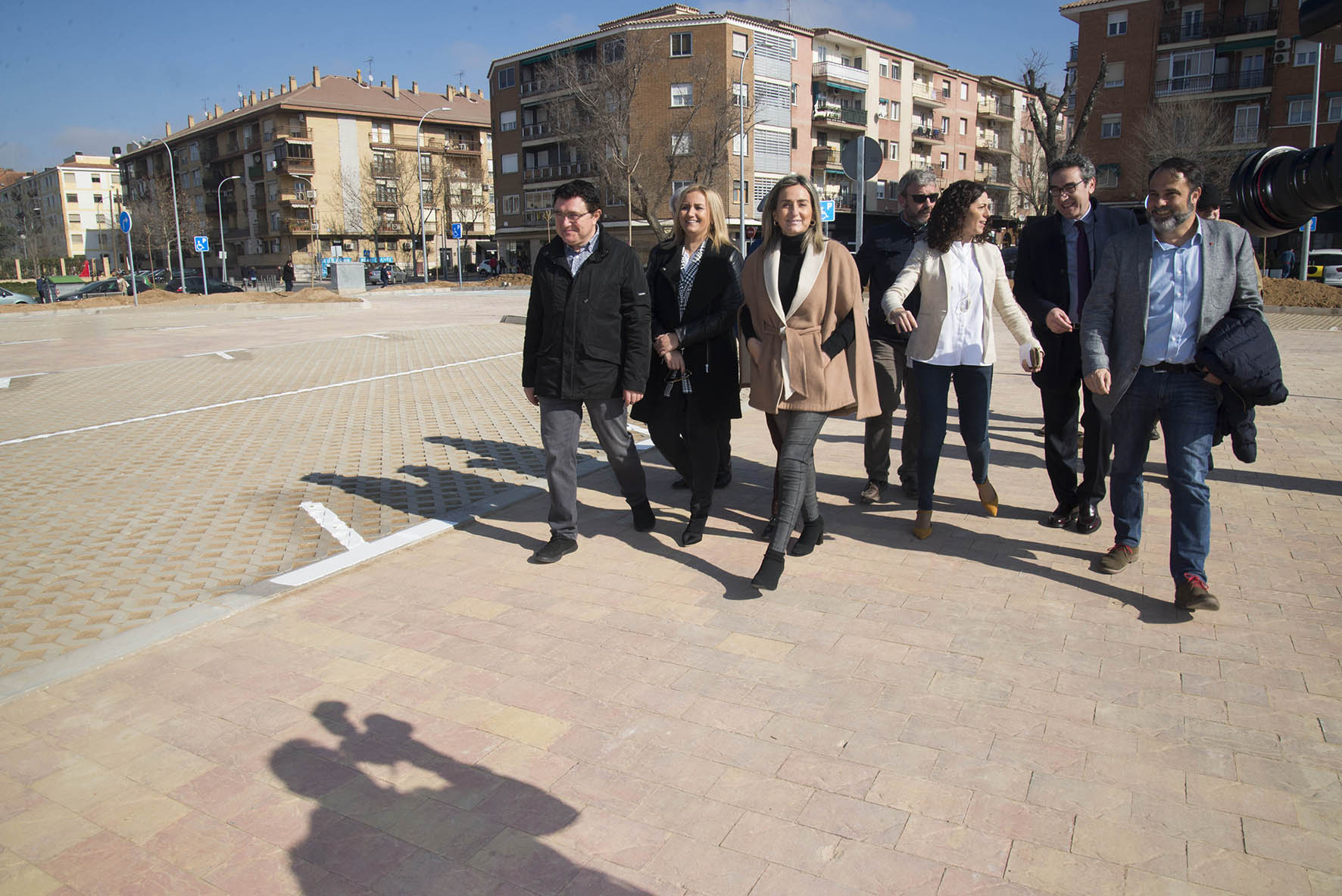 Tolón en la inauguración de la primera fase del parking de Santa Teresa