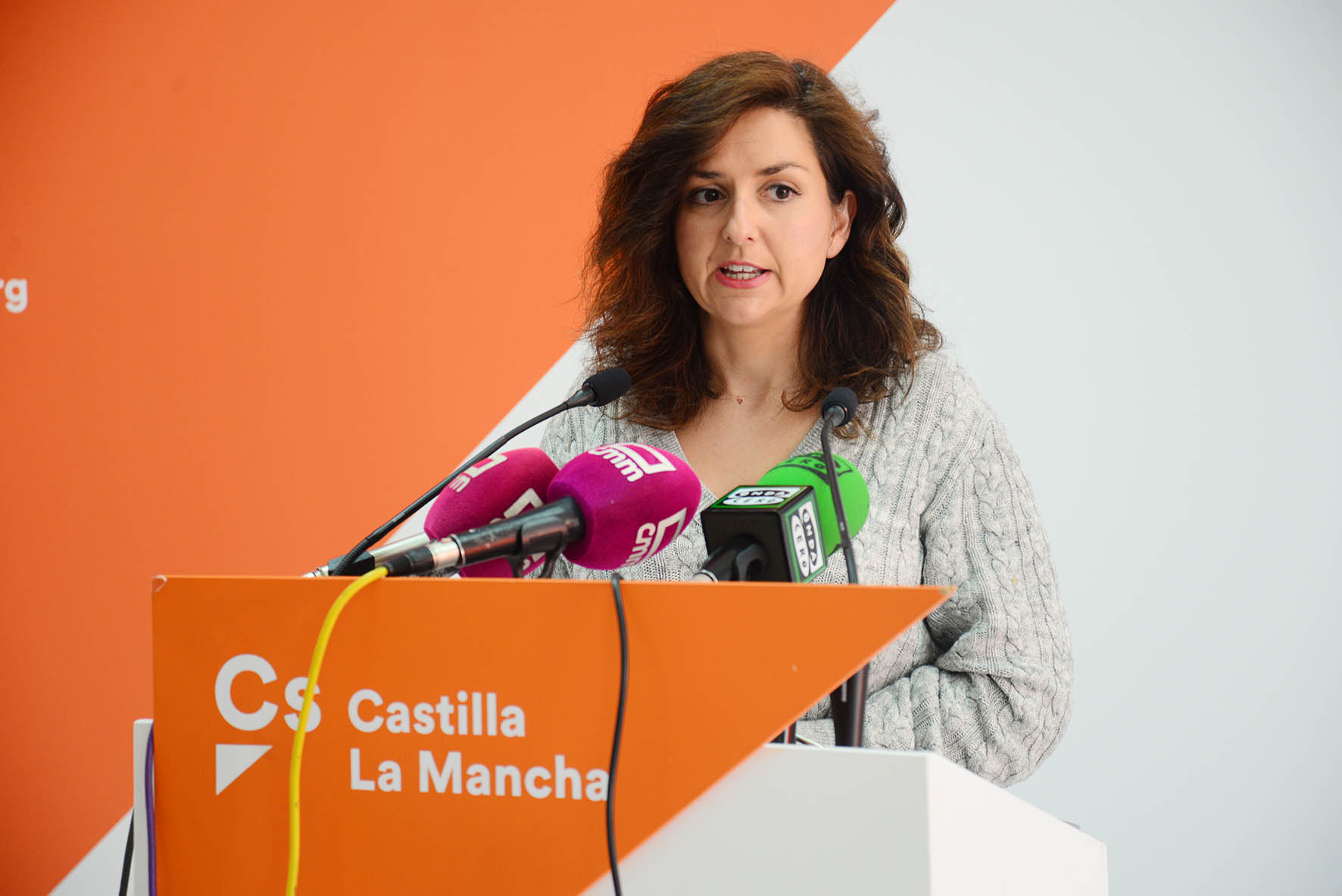 Orlena de Miguel, portavoz de Ciudadanos en Castilla-La Mancha.
