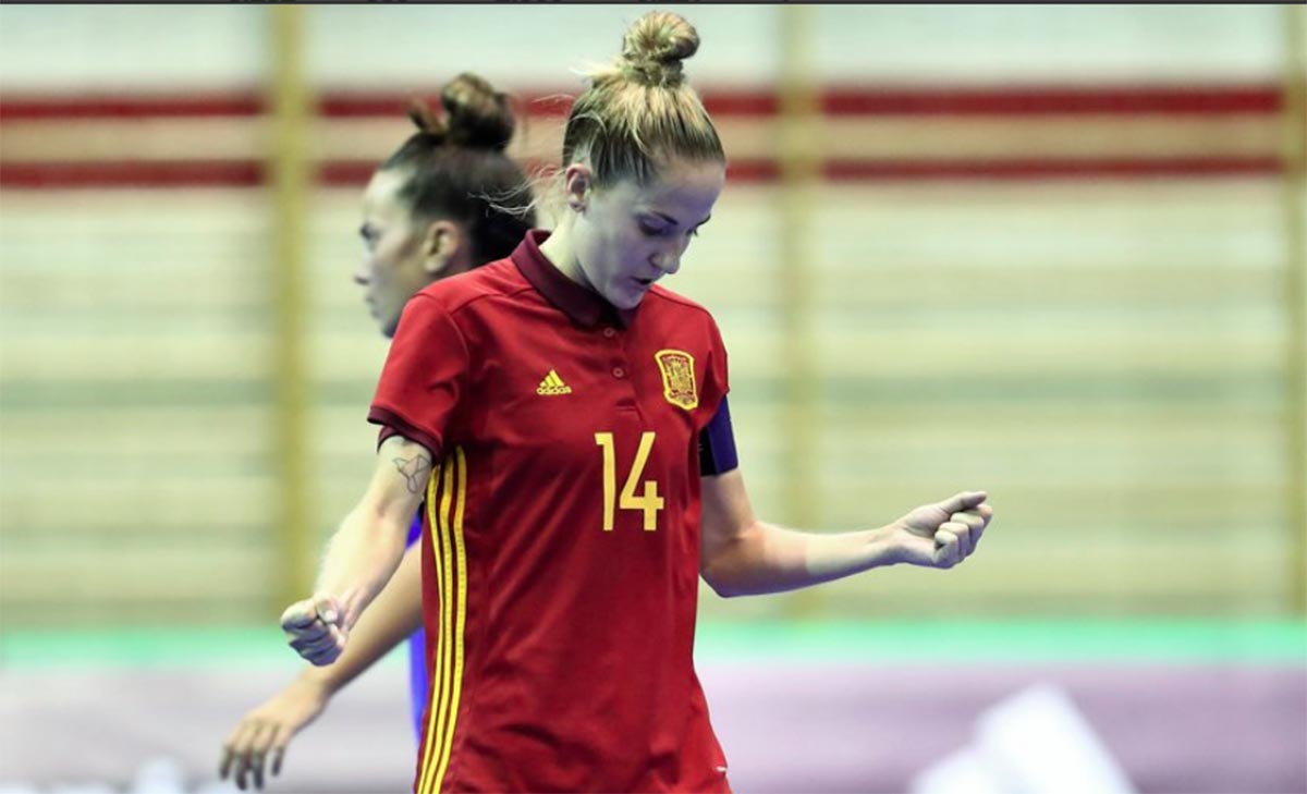 Ana Luján, campeona de Europa de fútbol sala