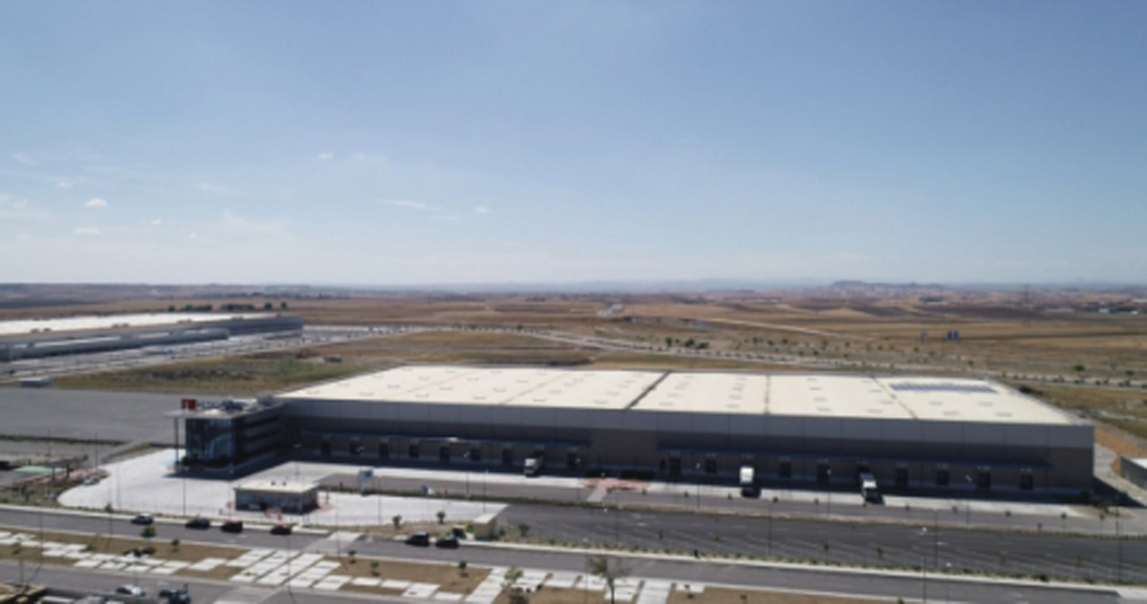 Imagen aérea de la planta de FM Logistic en Illescas.