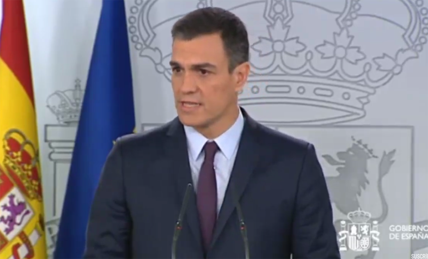 Pedro Sánchez, presidente del Gobierno.