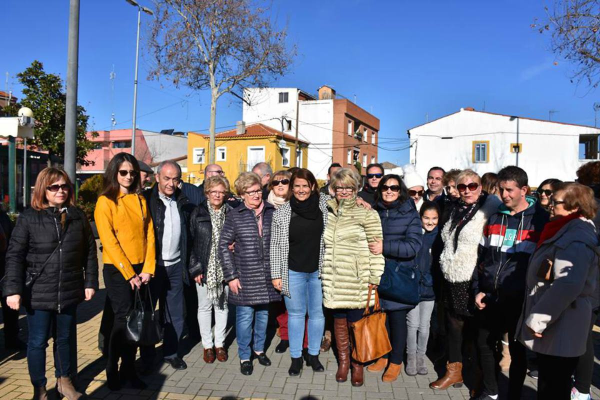 Tita García Élez en su primer acto como candidata socialista a la Alcaldía de Talavera.