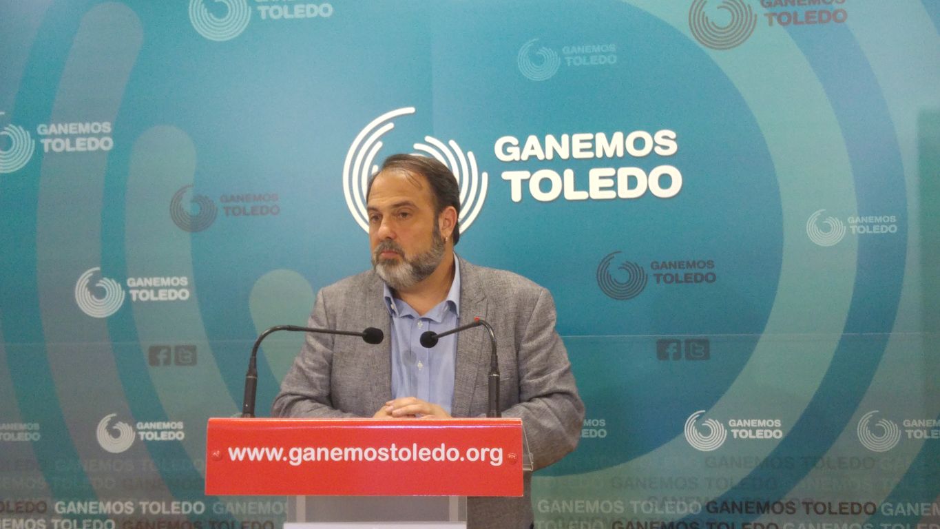 Javier Mateo, portavoz de Ganemos Toledo y y coordinador de IU Toledo.