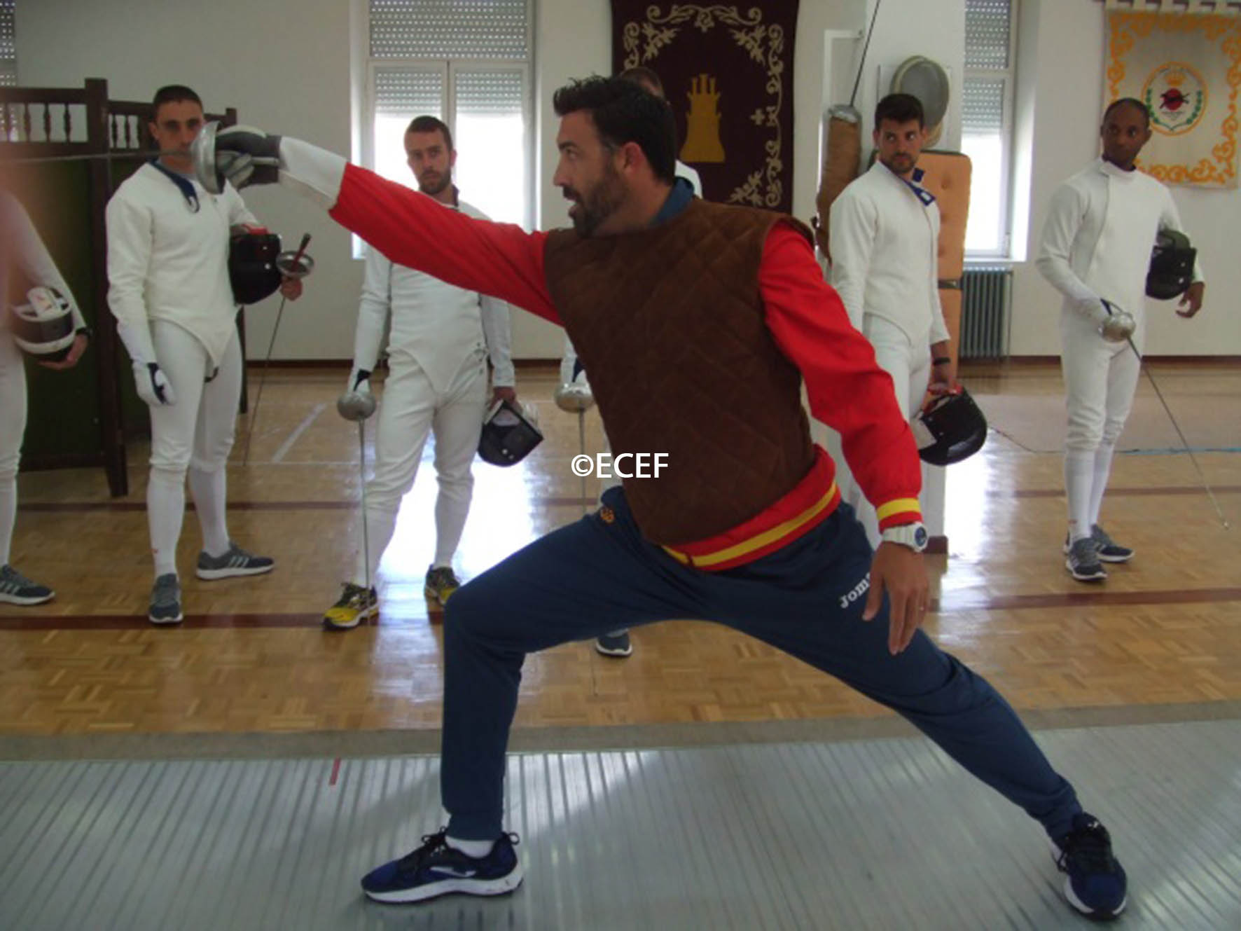 2016. Conferencia y clase magistral de esgrima a cargo de José Luis Abajo “Pirri”, medalla de bronce individual en las Olimpiadas de Pekín