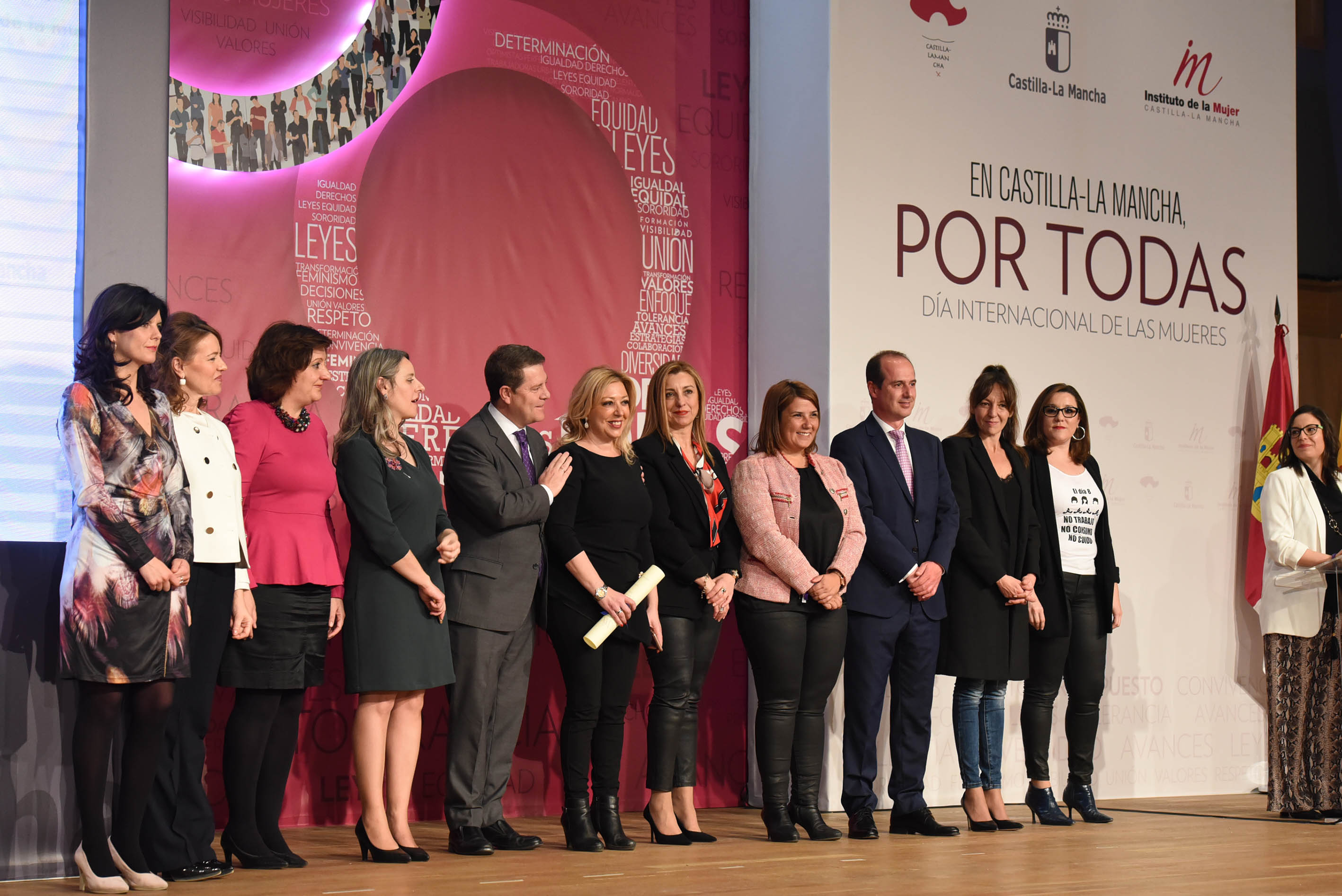 feminismo Acto del Gobierno de Castilla-La Mancha con motivo del Día Internacional de la Mujer.