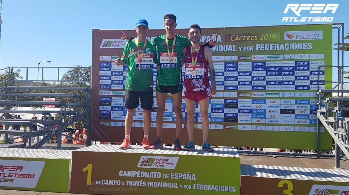 Chiqui Pérez. bronce en el Campeonato de España de cross