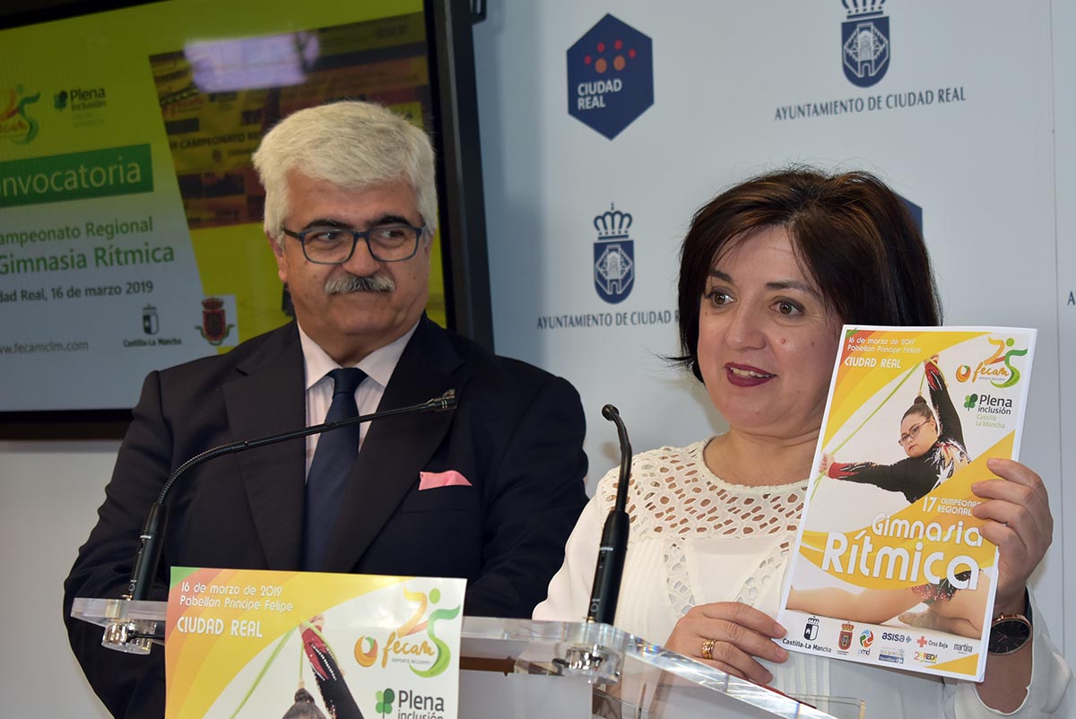 Presentación del Campeonato regional de gimnasia rítmica en Ciudad Real