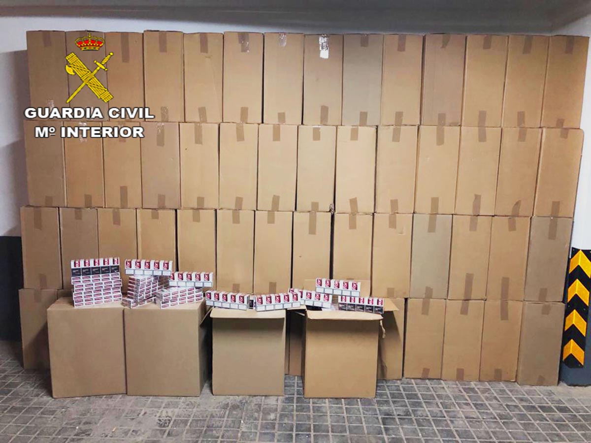 Operación contra el contrabando de tabaco en Membrilla