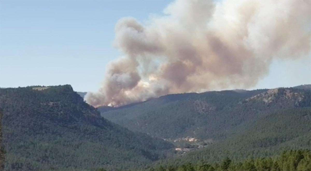 Incendio en Paterna del Madera