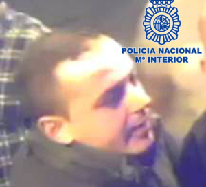 policía El presunto homicida de Málaga.