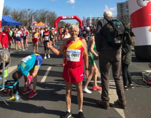 Juan López tras ganar su tercer oro en el Mundial de Torun.
