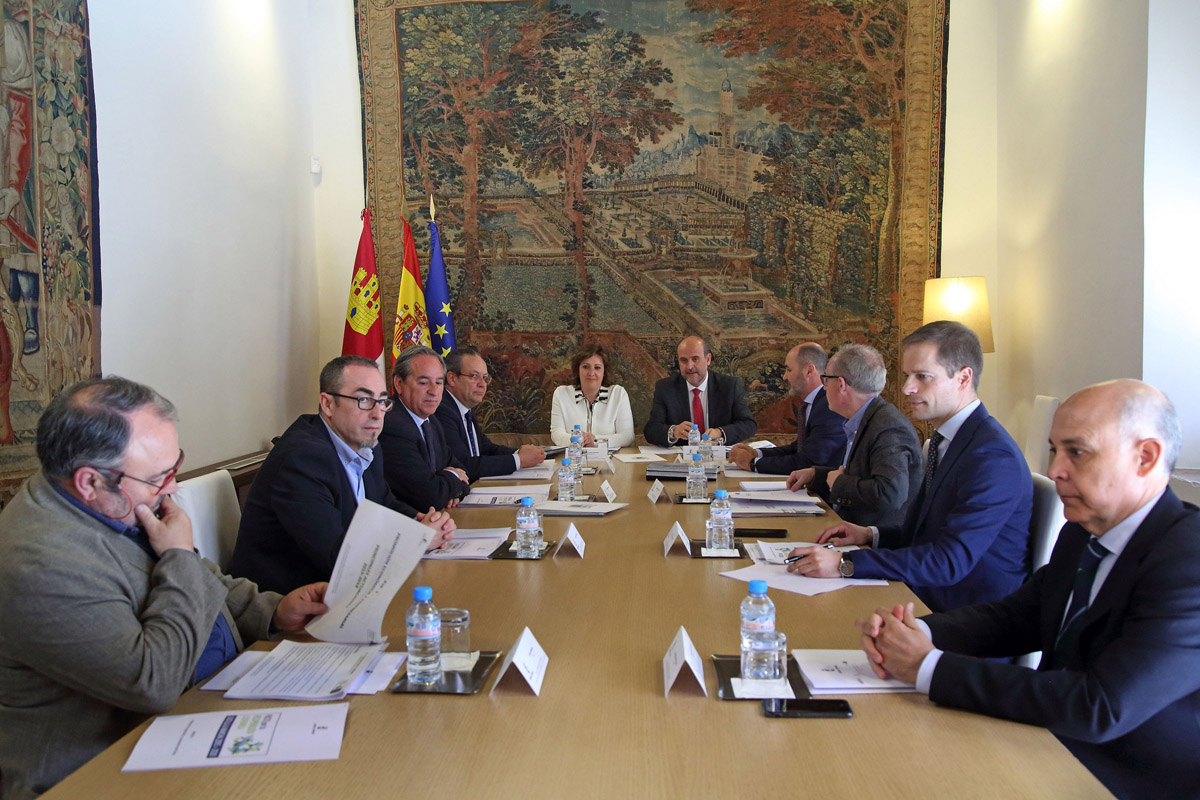 Reunión de la Mesa de Coordinación y Seguimiento del Pacto por la Recuperación Económica de CLM.