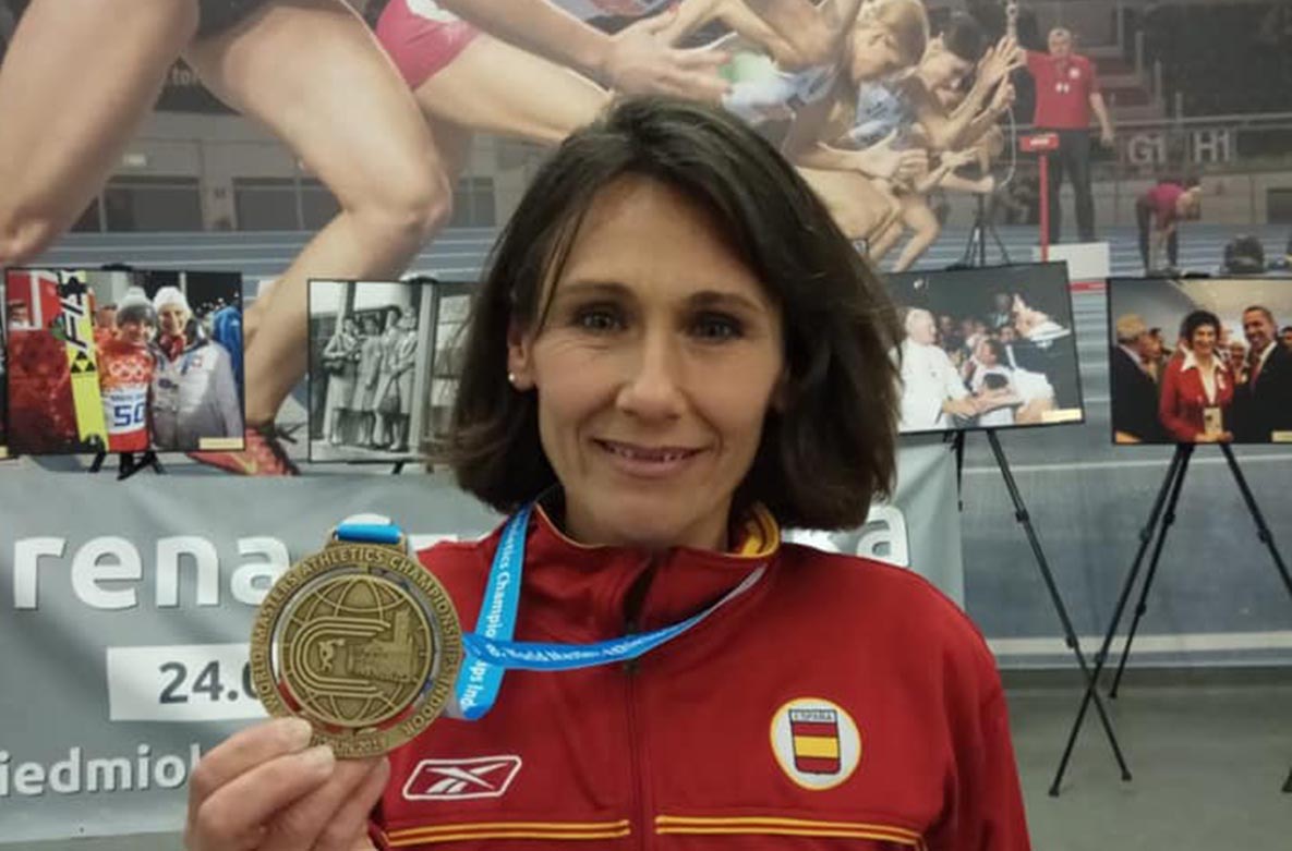 Patricia Sáez, oro mundial por equipos en campo a través (máster)