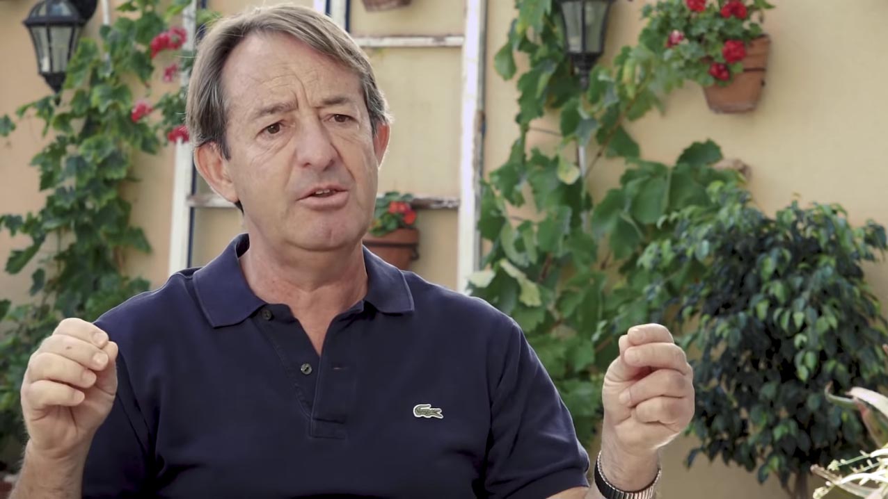 Francisco Turrión en el documental "El agua secuestrada".