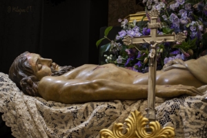 Cristo Yacente, en la Semana Santa de Ciudad Real. Foto: Milagros Casero de la Torre
