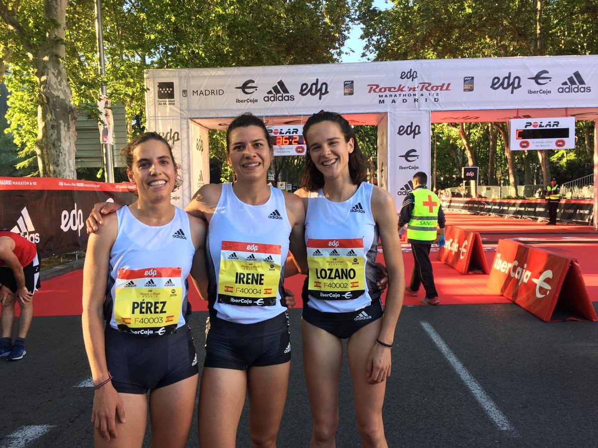 Marta Pérez, Irene Sánchez Escribano y Ana López.