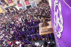 Procesión Camino del Calvario, también conocida como "Las turbas".