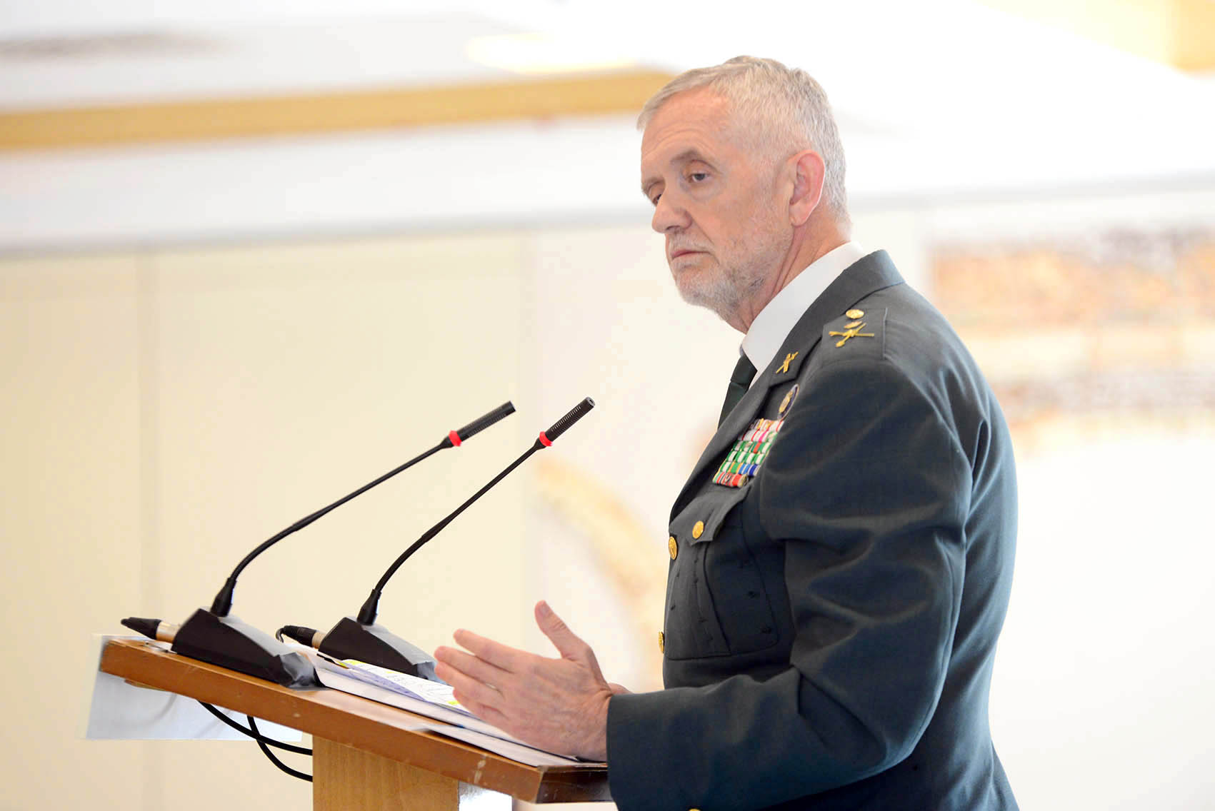 la sagra Manuel Llamas, general Brigada Jefe de la Guardia Civil en la Zona de Castilla-La Mancha.