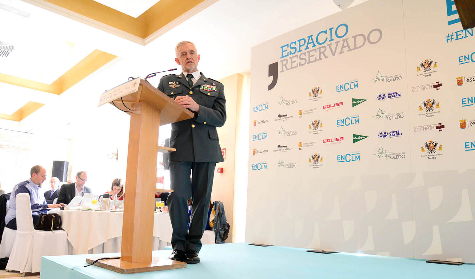 Manuel Llamas, general de Brigada Jefe de la Guardia de la Zona de Castilla-La Mancha.
