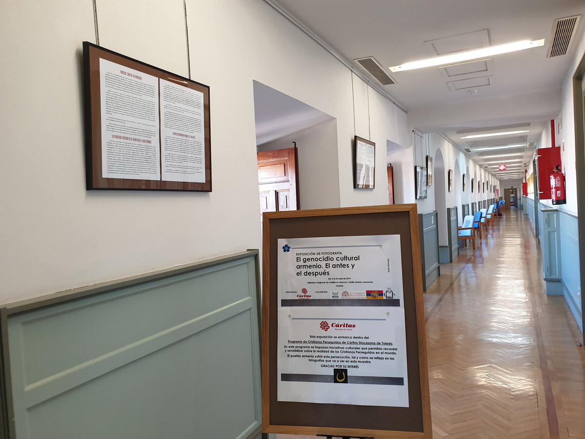 Exposición sobre el genocidio cultural armenio en la Biblioteca de CLM.